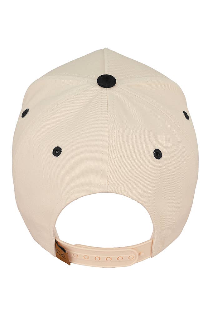 C.C My Wife Is Always Right two-tone embroidered trucker cap