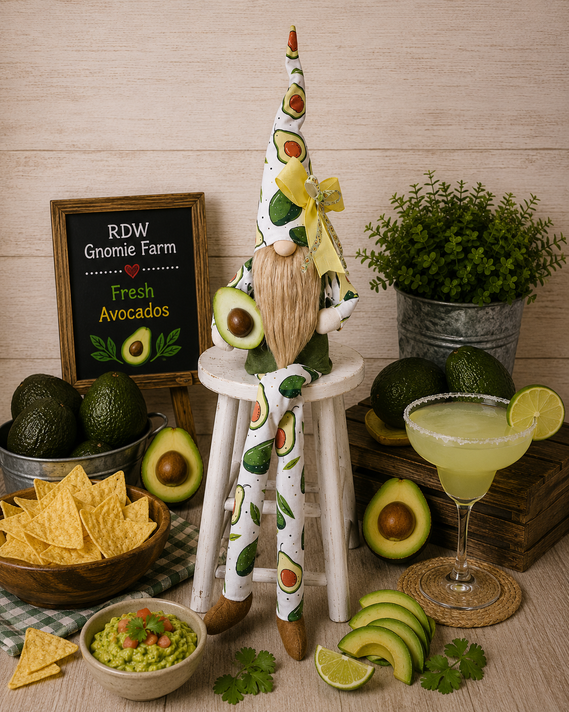 AVOCADO SUMMER FRUIT & VEGGIE GNOMIE