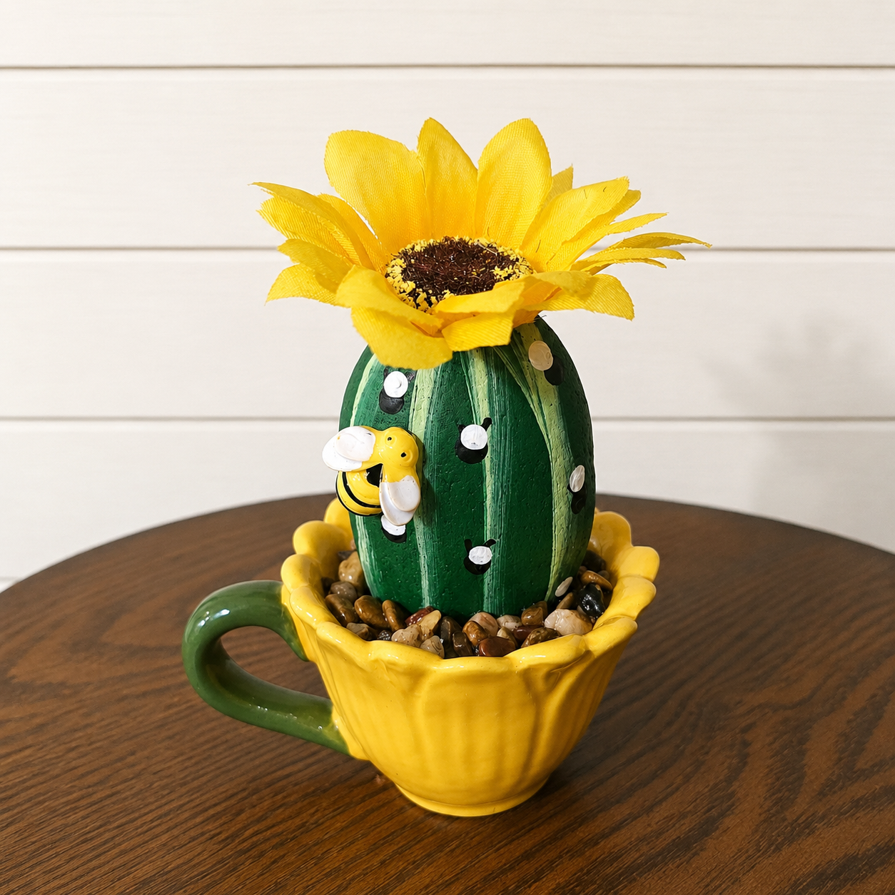 Cactus Flower Rock Cup