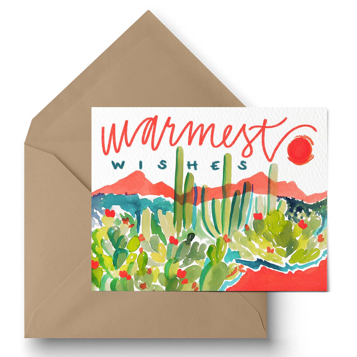 "Holiday Desert Landscape" Boxed Set of Greeting Cards