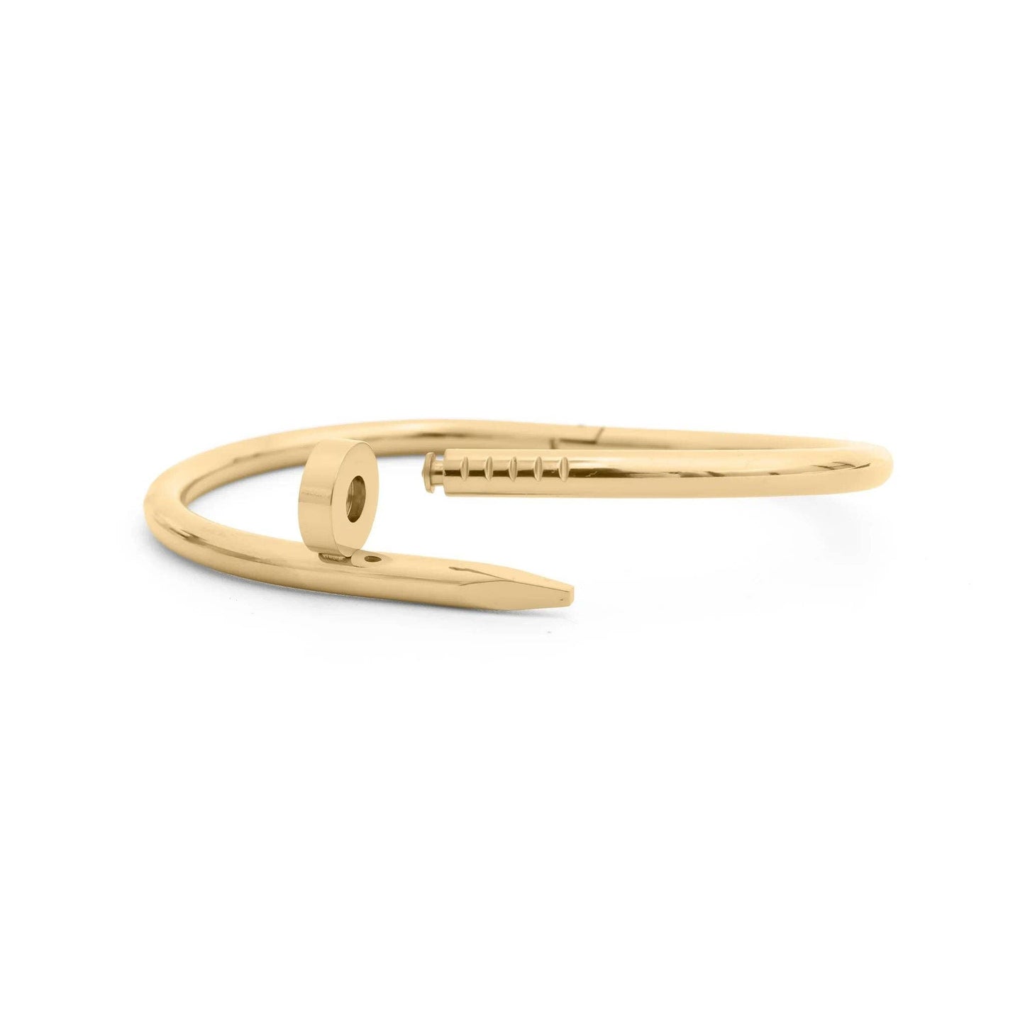 18K Gold PVD Stainless Steel Nail Bangle