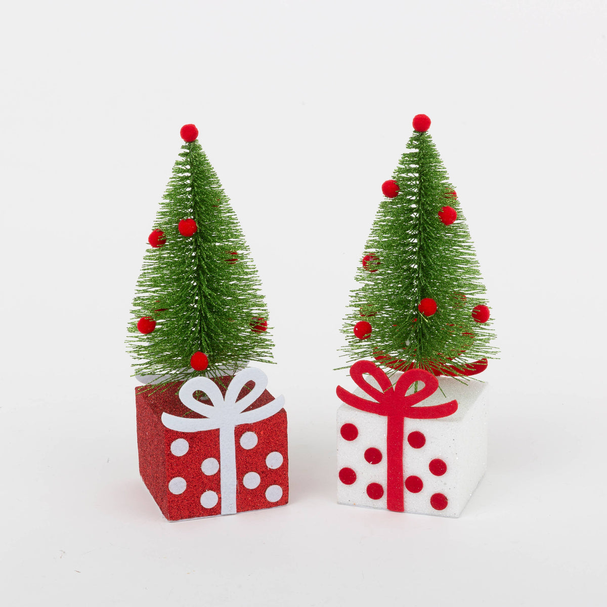 Christmas 12"H Holiday Pine Tree, 2 Assorted Styles