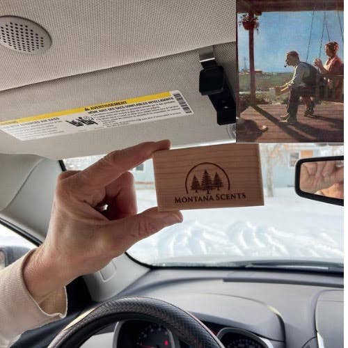 Montana Nights on the Porch Car Air Freshener 60-Day Scent