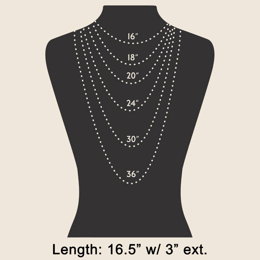 Heart And Cross Charms Chain Necklace