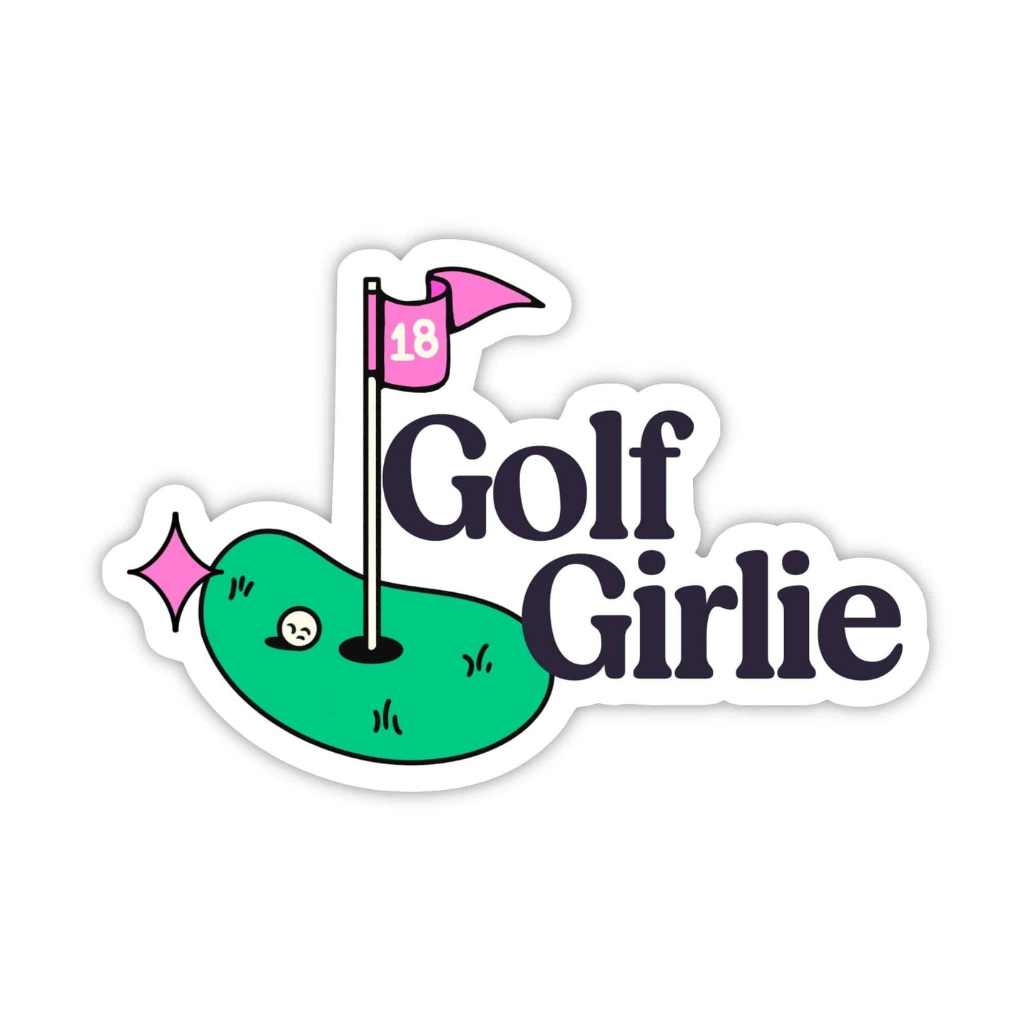 Golf Girlie Sticker