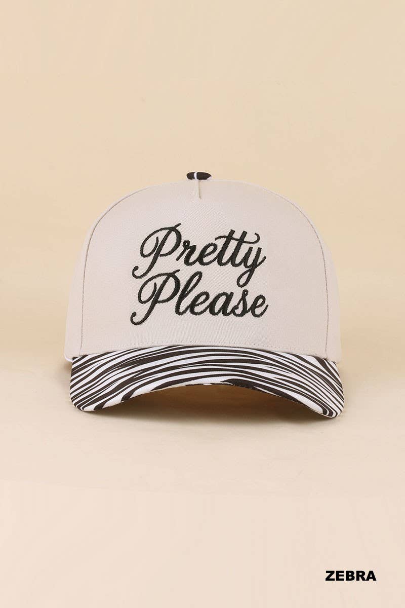 Pretty Please Two Tone Snapback Hat