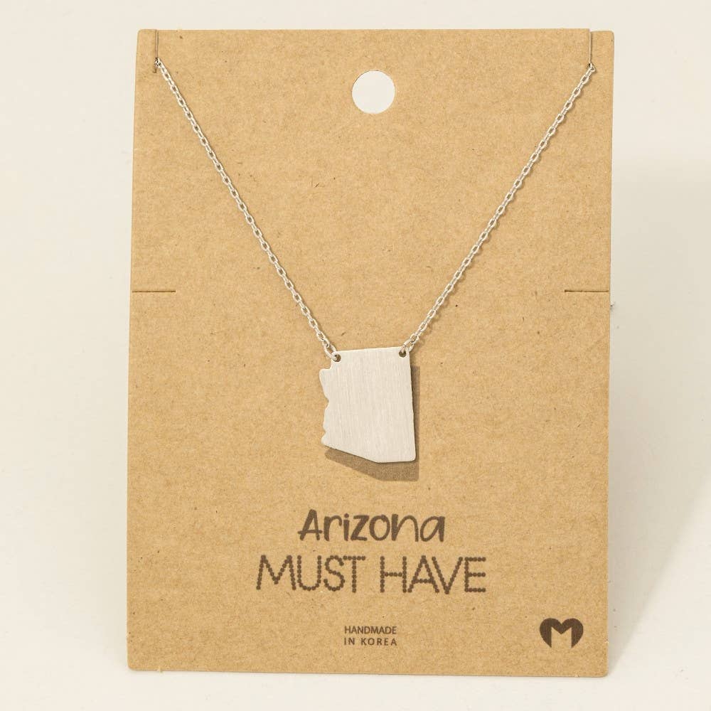 Arizona State Pendant Necklace