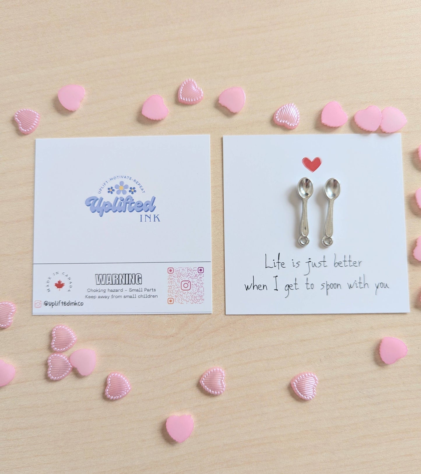 Cute Love Card – Life Is Better When I Get to Spoon with You