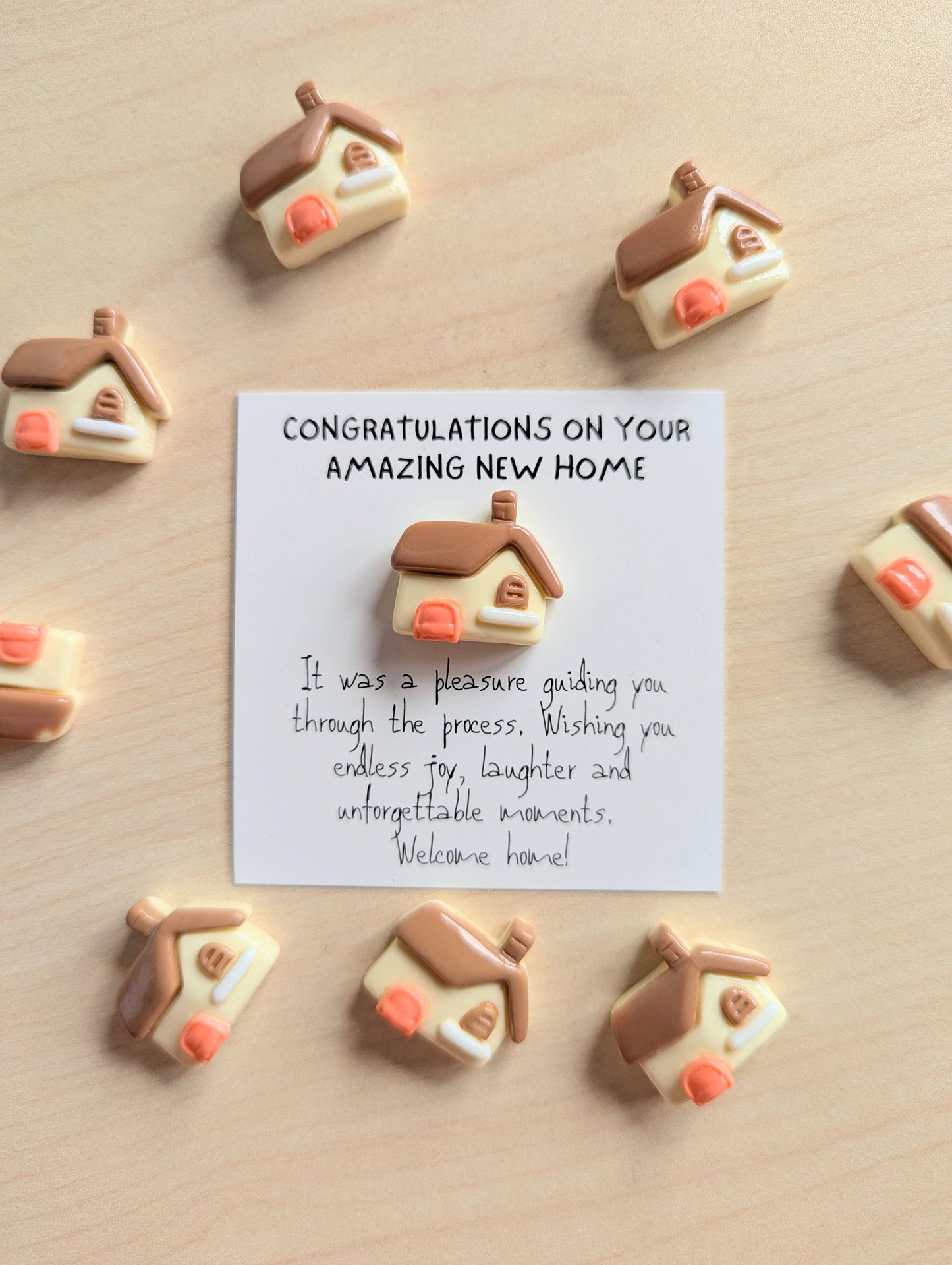 Realtor New Home Card – Congratulations Welcome Home Note fo