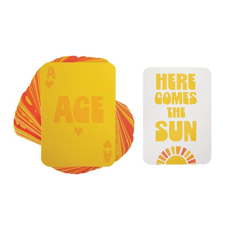 Here Comes The Sun Playing Cards