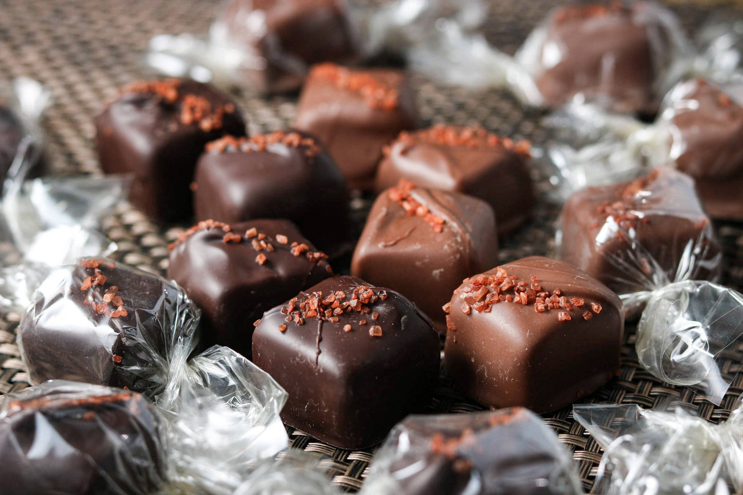 Wrapped Sea Salt Caramels