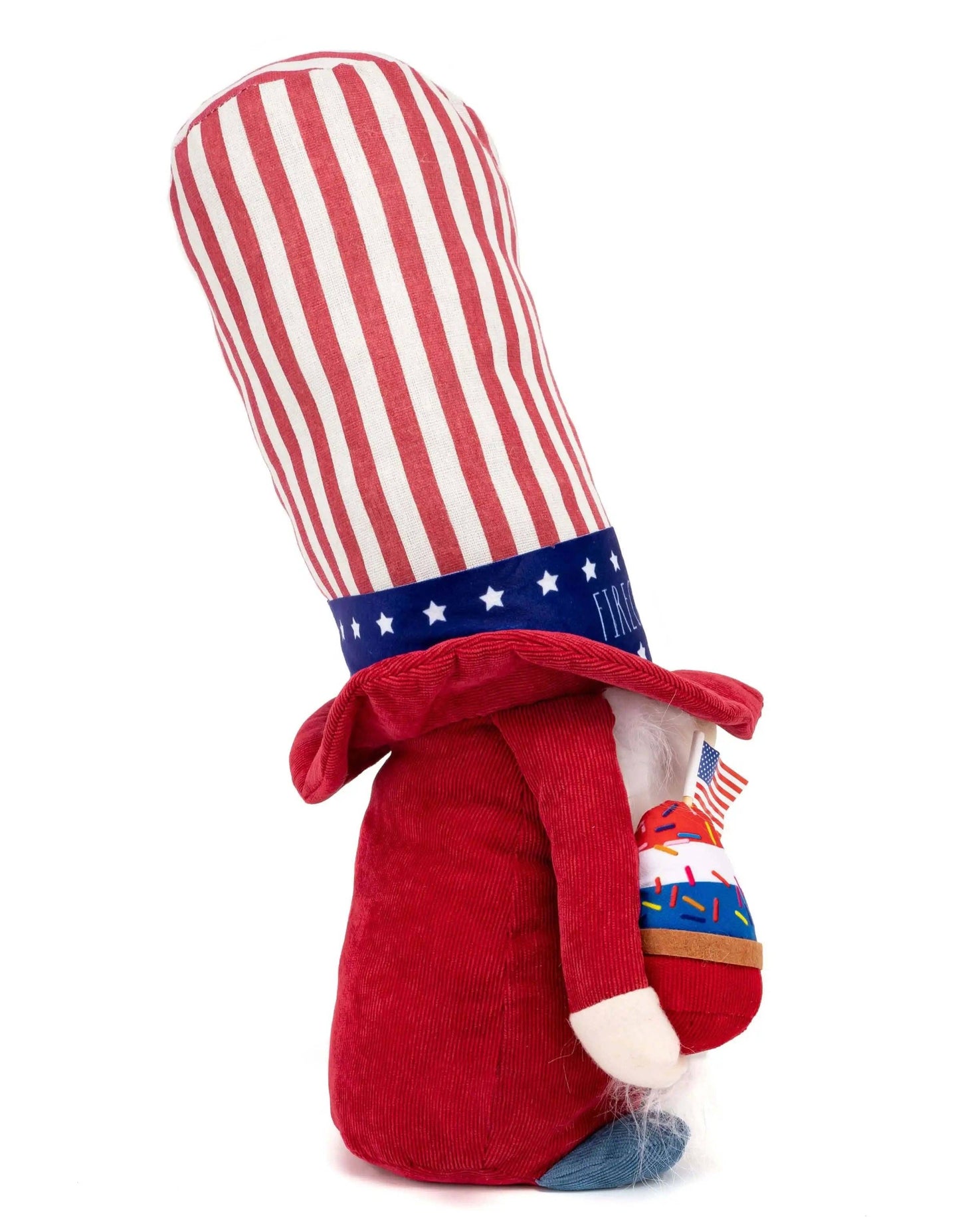 Rae Dunn “Fireworks” Decorative Plush 4th of July Gnome