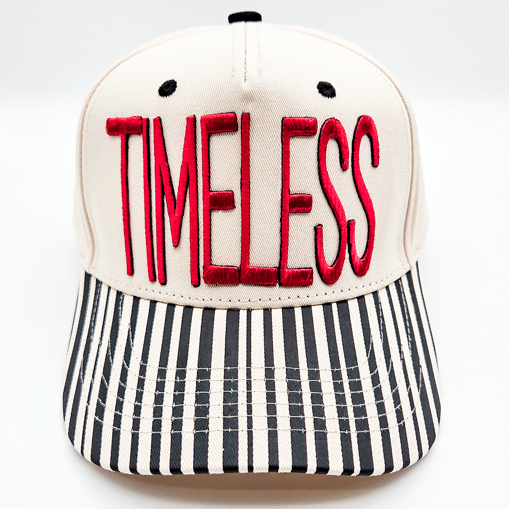 TIMELESS Puff Embroidered HAT/POCKET Patch
