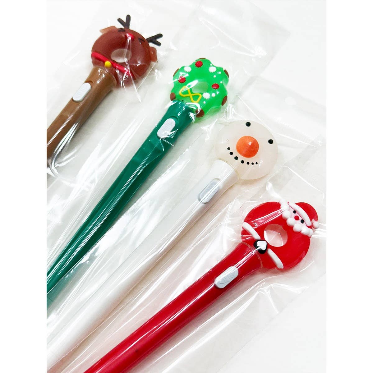 Christmas Theme Light Up Ball Point Pen