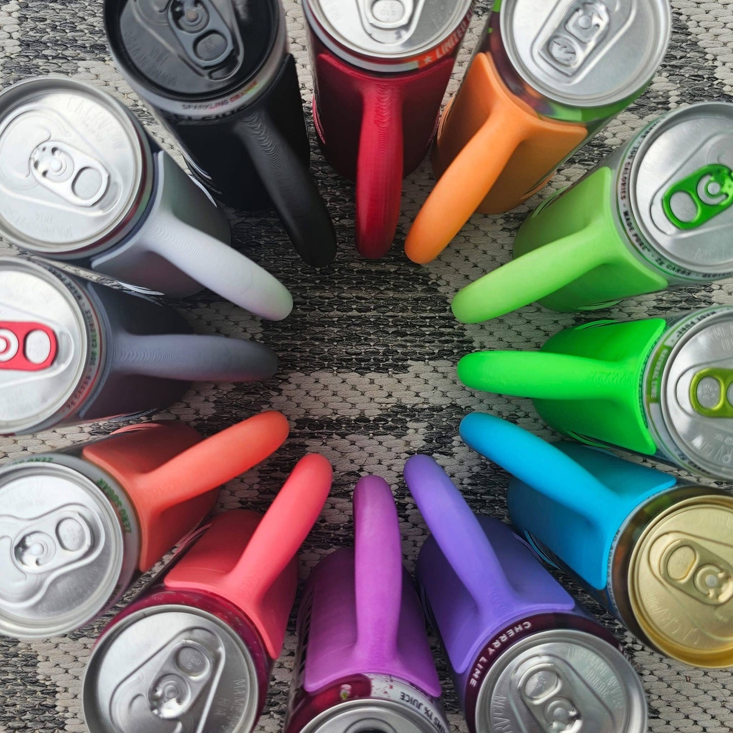 12 oz Slim Can Holder Handle Redbull, Alani Nu, White Claw