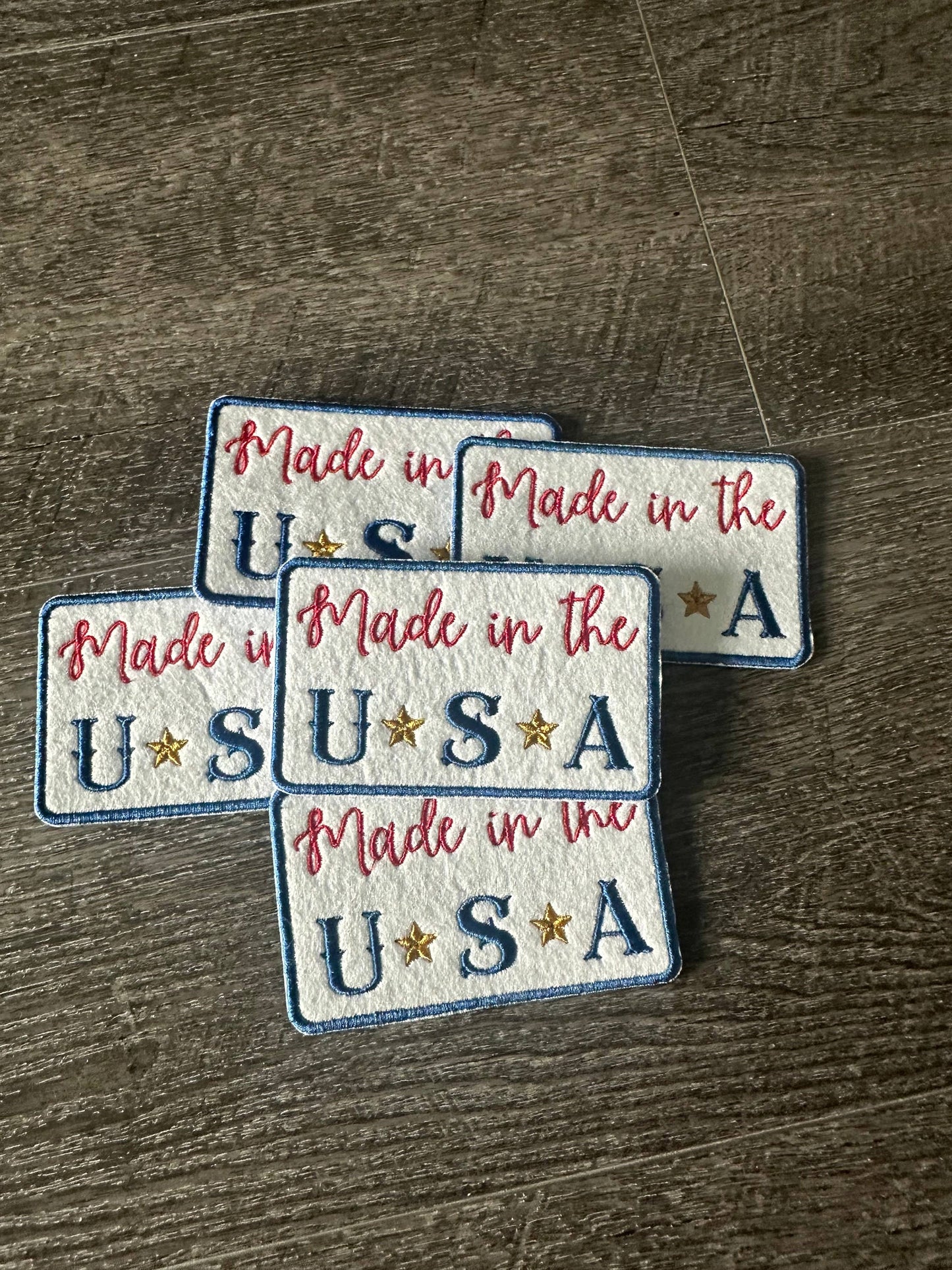 Made in the USA embroidered Patcj