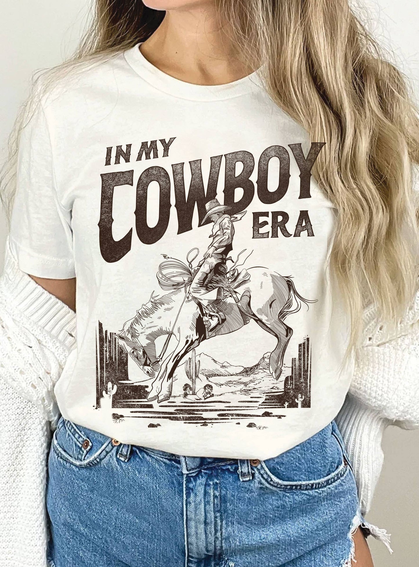 IN MY COWBOY ERA GRAPHIC TSHIRTS