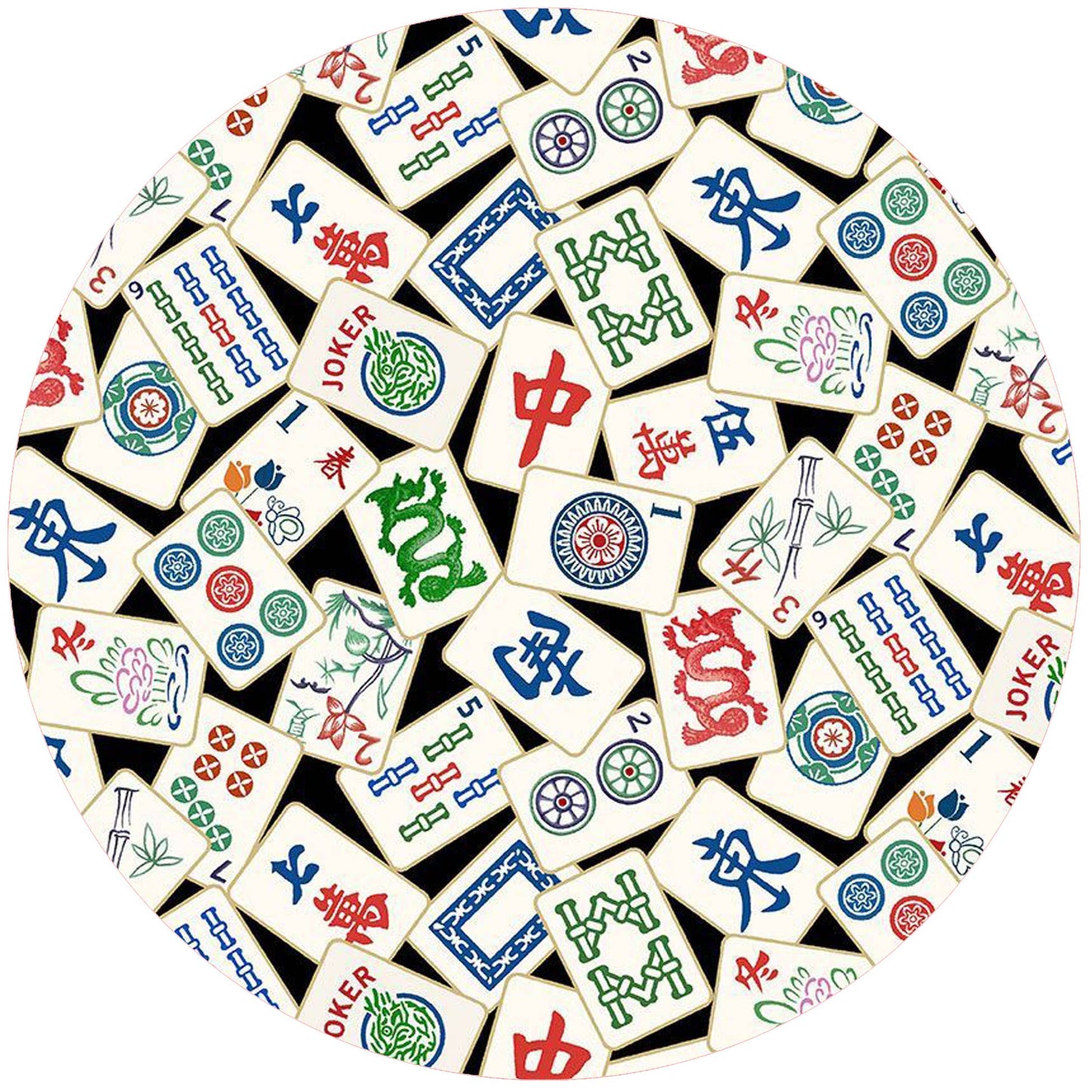 Mahjong Silicone Stickable Jar Opener