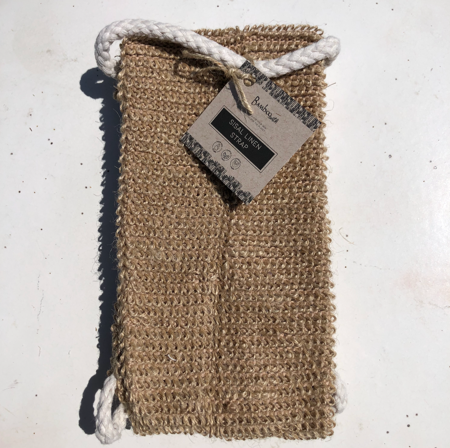 Sisal Linen Back Exfoliating Strap | Faire Market Bestseller