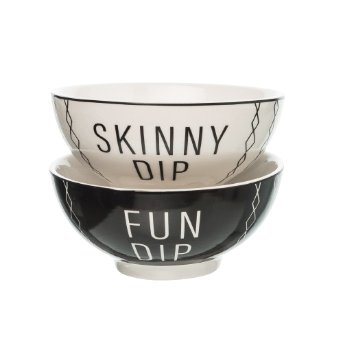 Buy Fun Dip Skinny Dip Ceramic Bowl Set | Sip & Shop Arizona