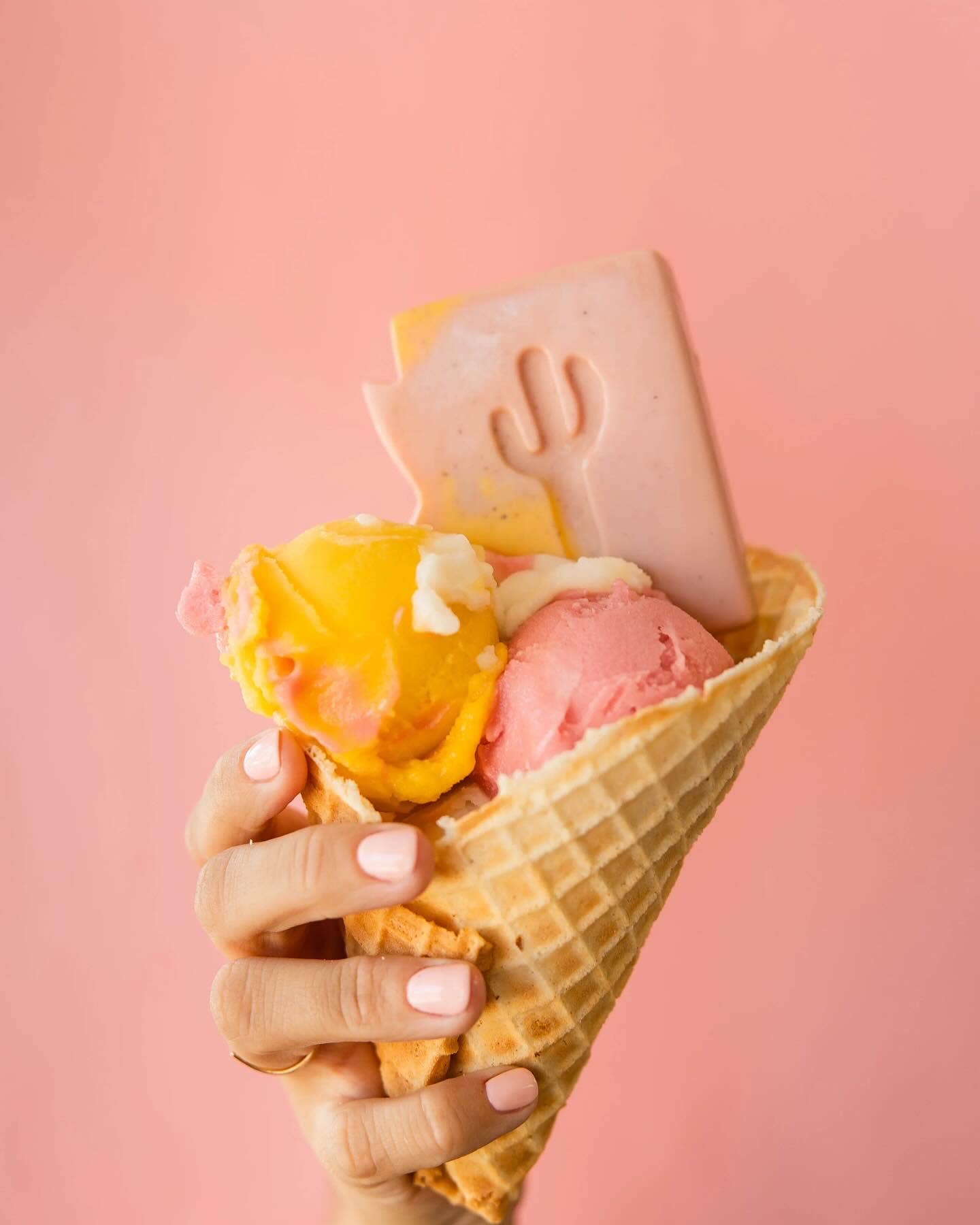 Arizona Prickly Pear Sorbet