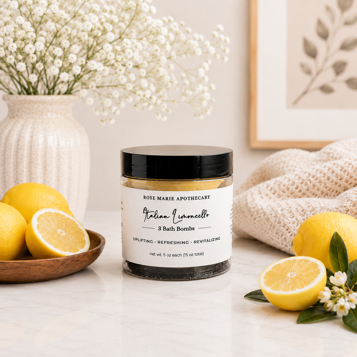 Italian Limoncello 3-Pack Bath Bomb