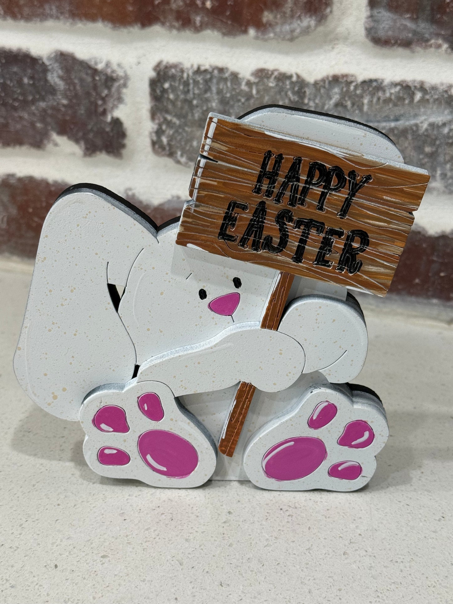 bunny hug white