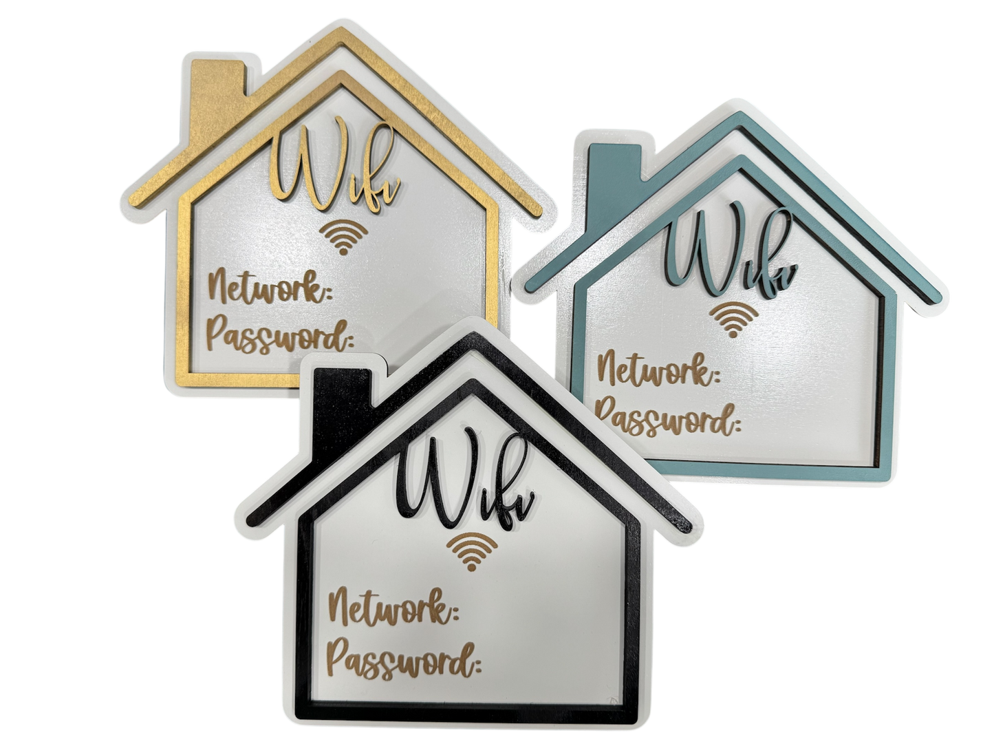 WiFi dry erase sign , 8” x 7”
