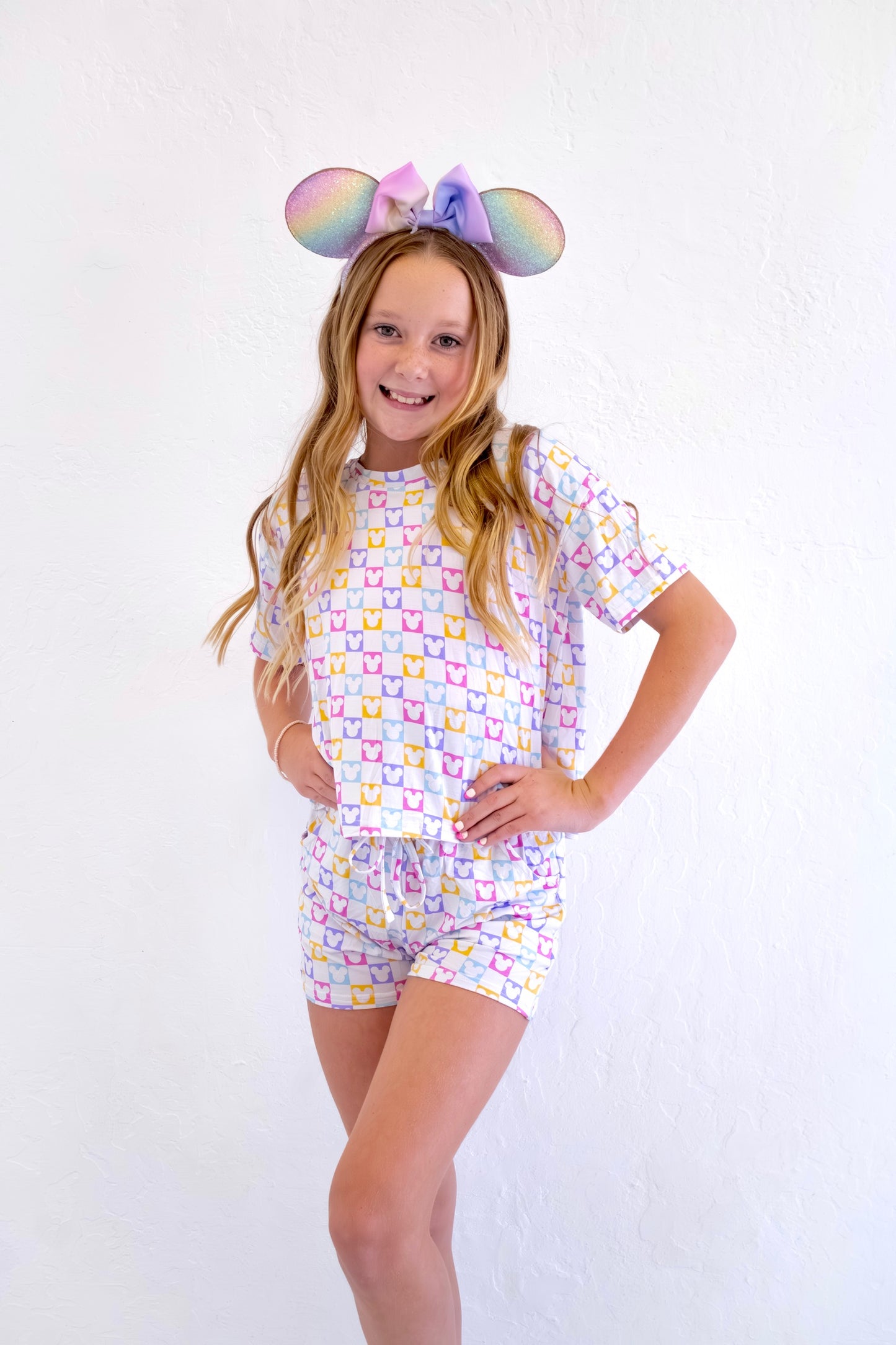 Wild Luxe Daywear Sets-Checkered Board Mouse, 18-24 months