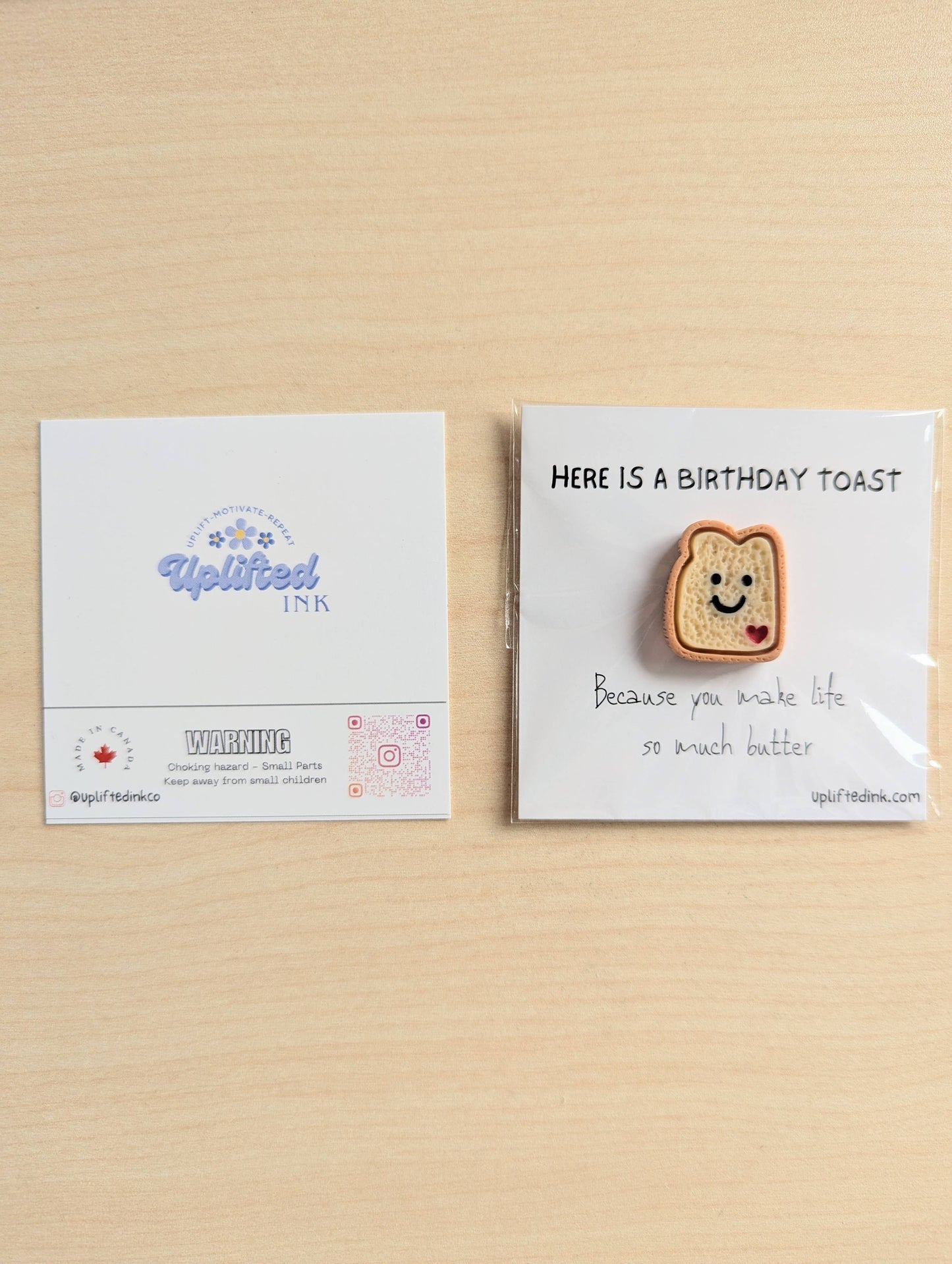Birthday Toast Card – Cute Mini Toast Pun Card