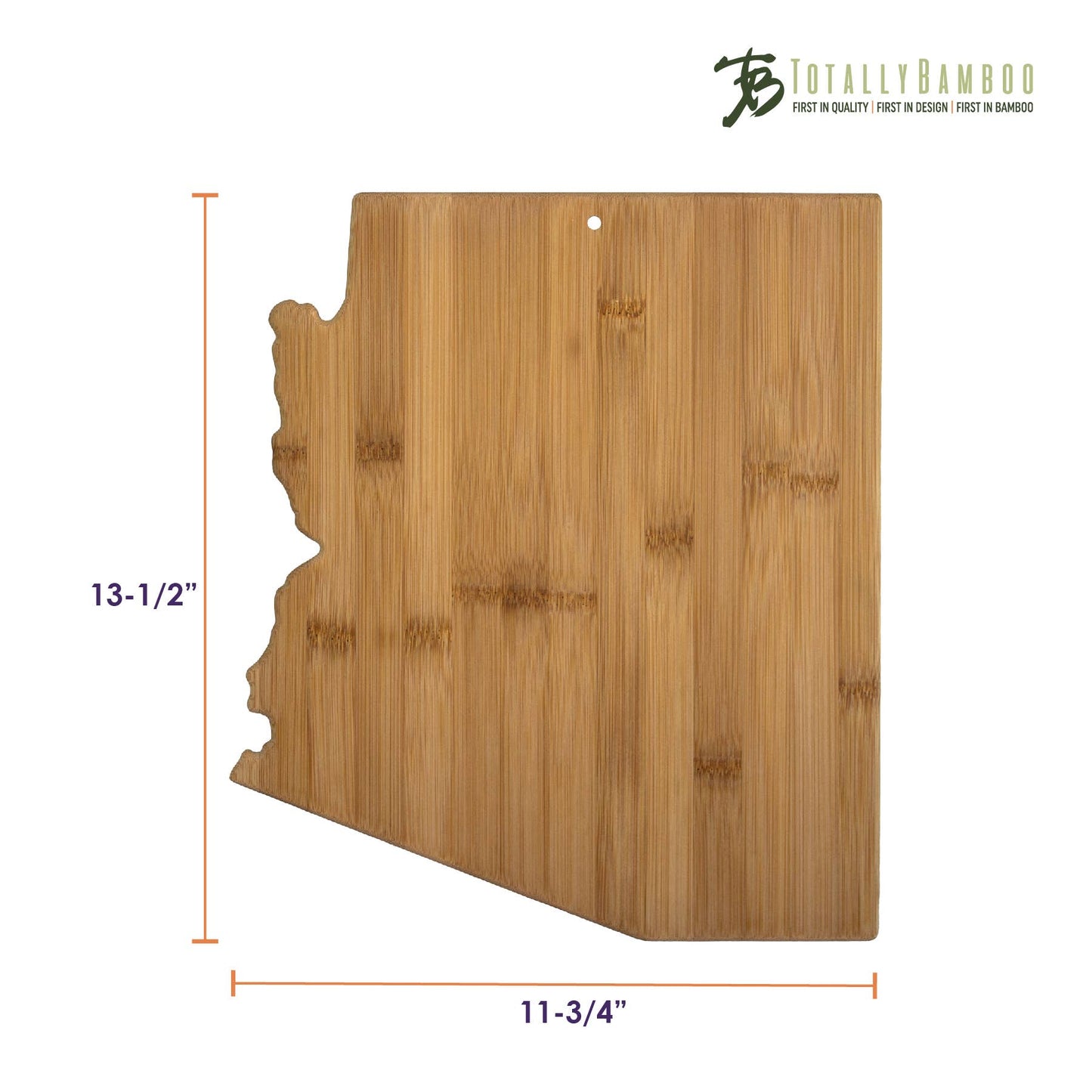 Arizona State-Shaped Bamboo Serving & Cutting Board