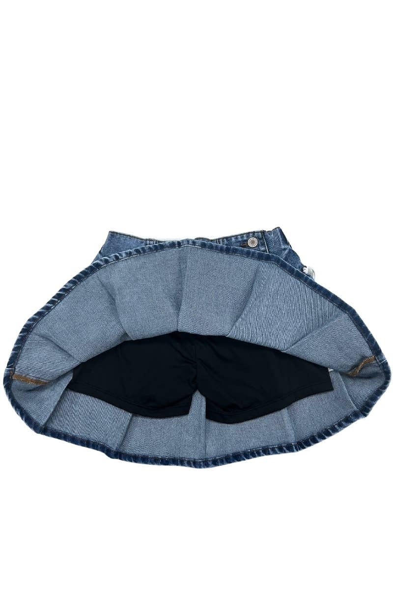 YOUTH PLEATED MINI SKORT-YC1748D