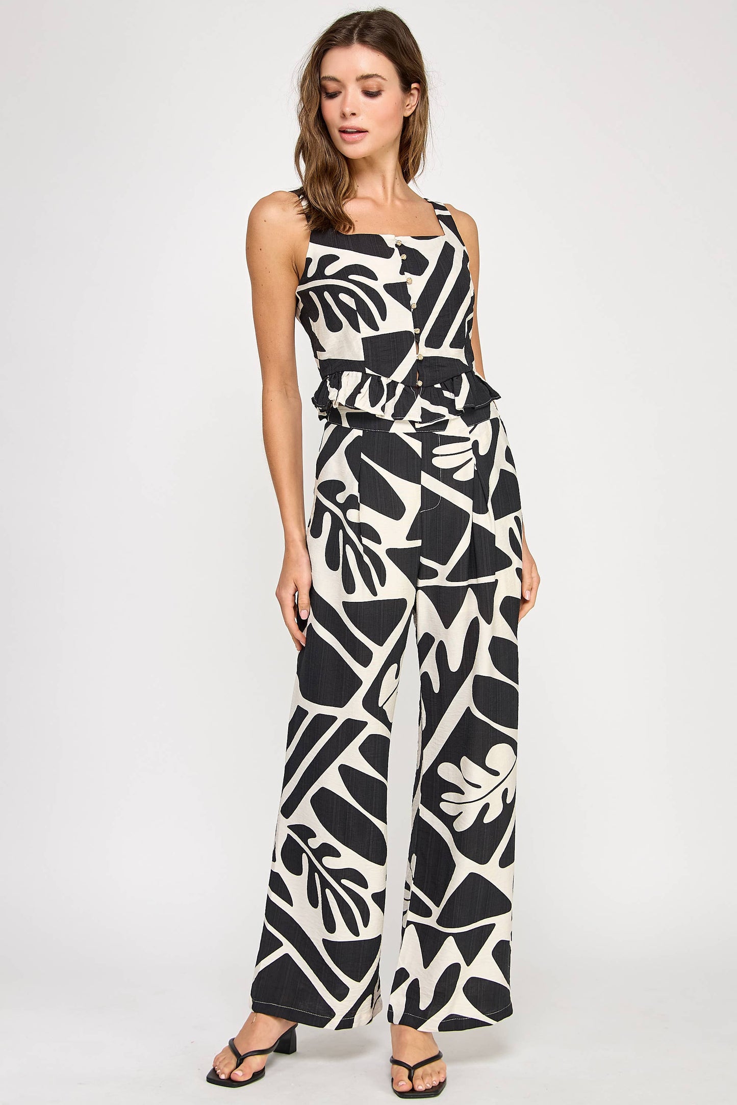 Woman's Floral two piece matching set