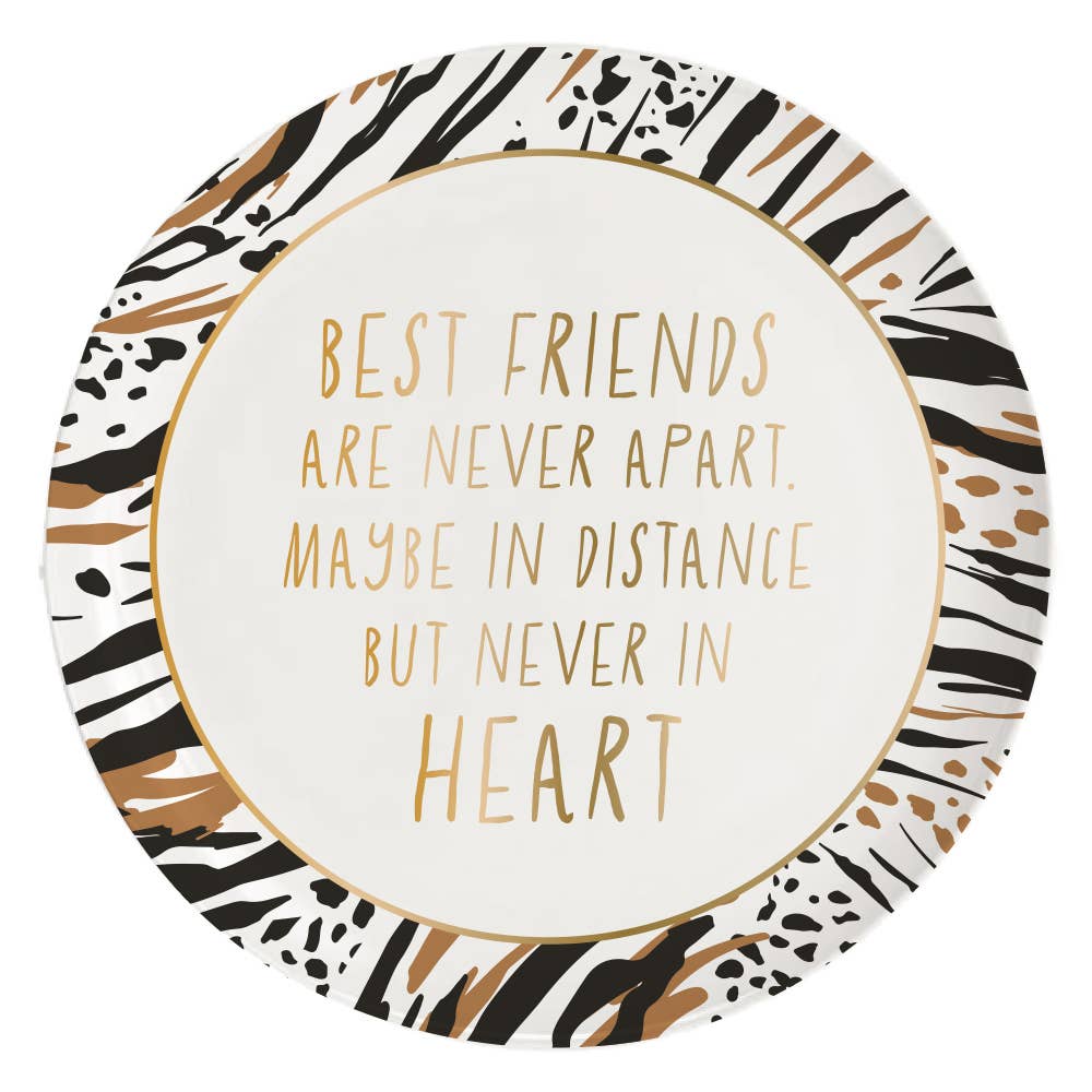 Ceramic Round Trinket Tray | Best Friends
