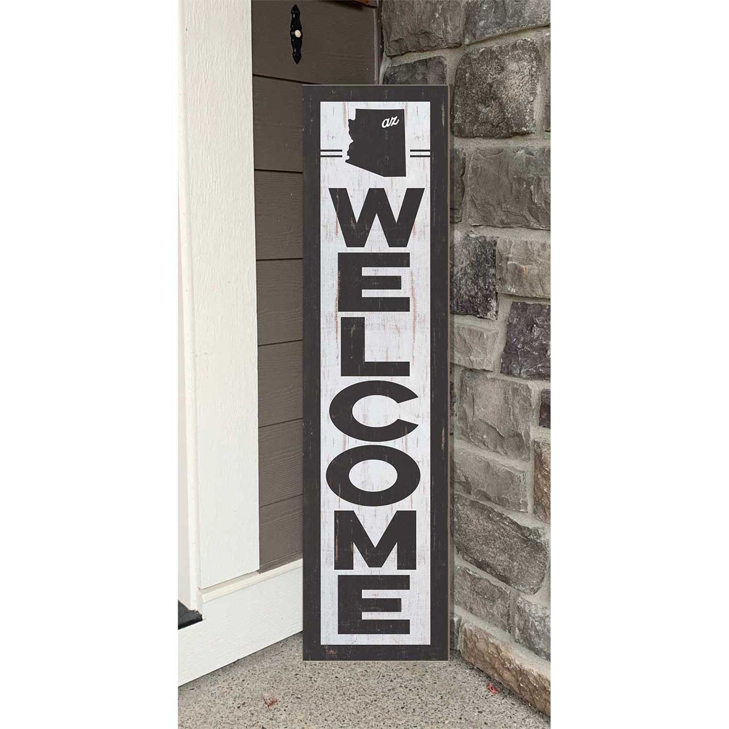 11x46 State Welcome Arizona Leaner Sign