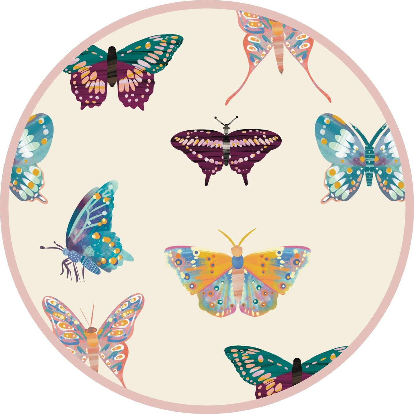 Wings of Paradise Butterflies Luxury Bamboo Blanket