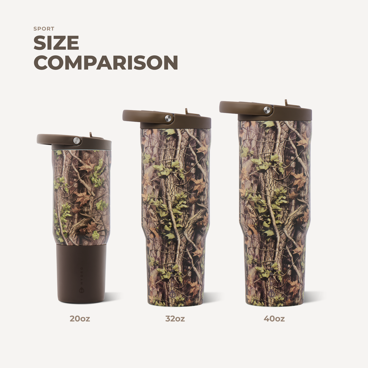 Woodland HydroJug 40 oz Sport Water Bottle