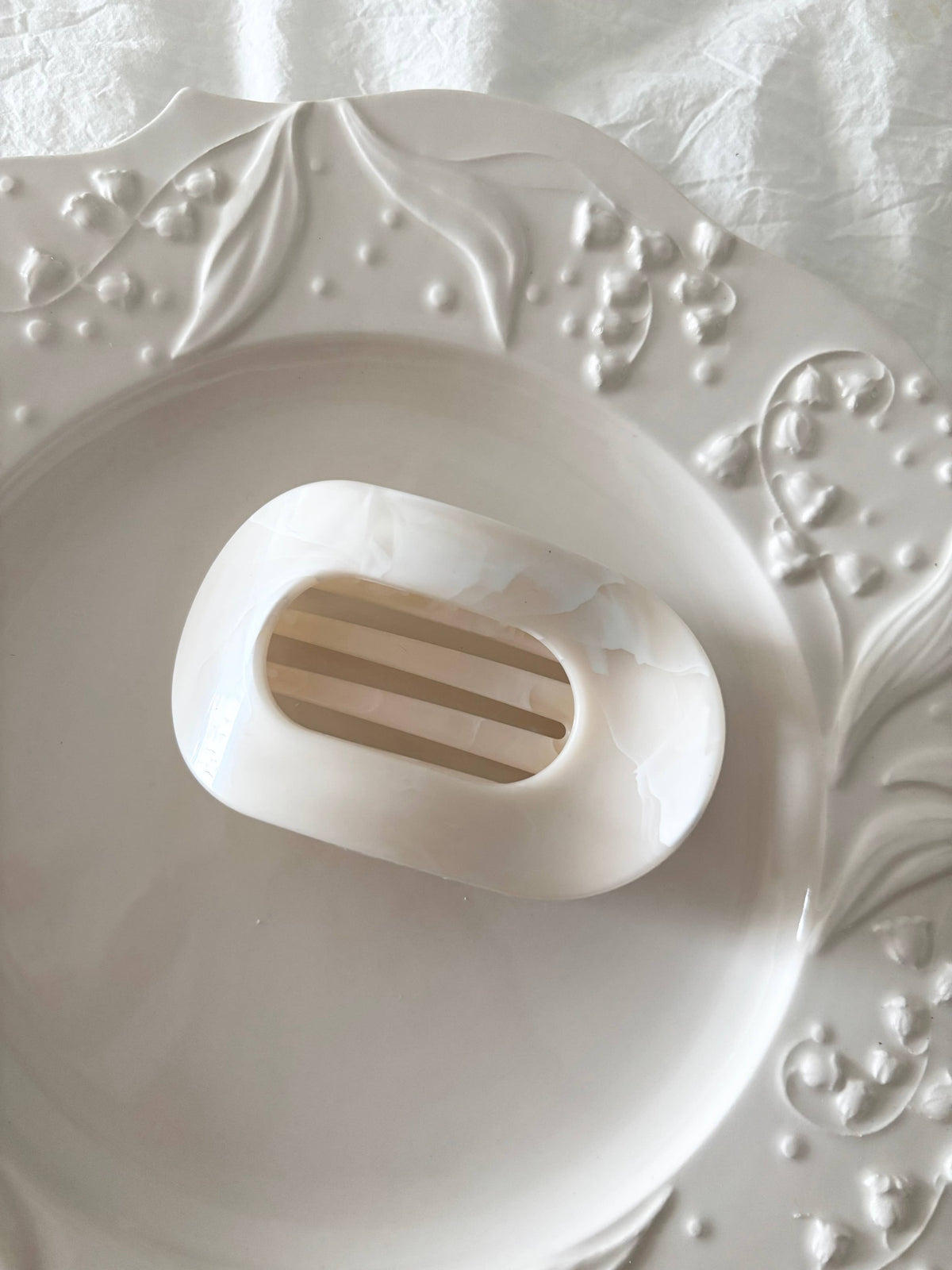 Oval French Hair Clip (COVAL-MARBLE) (Copy)