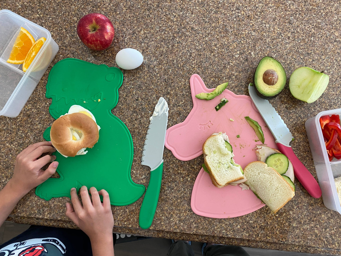 Unicorn Cutting Board & Knife Set – Kid-Safe
