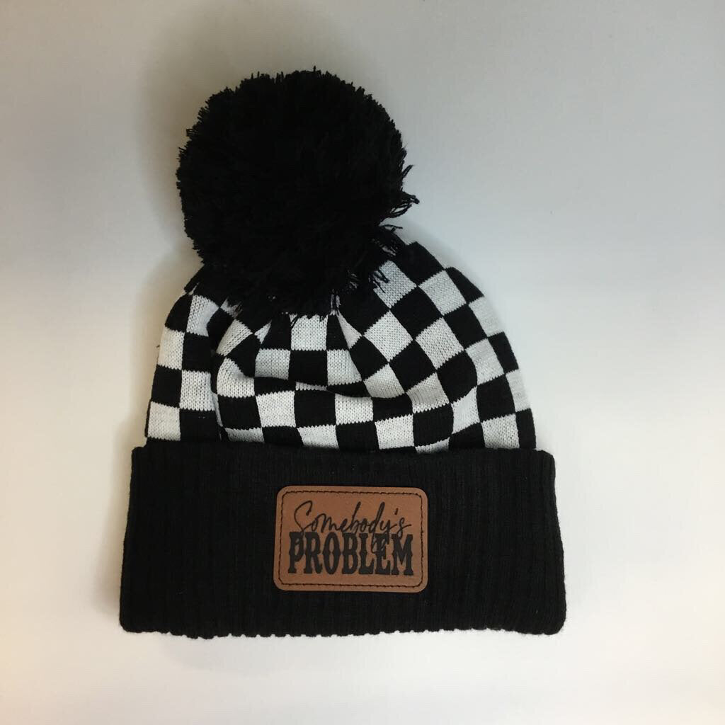 Checkered Beanie