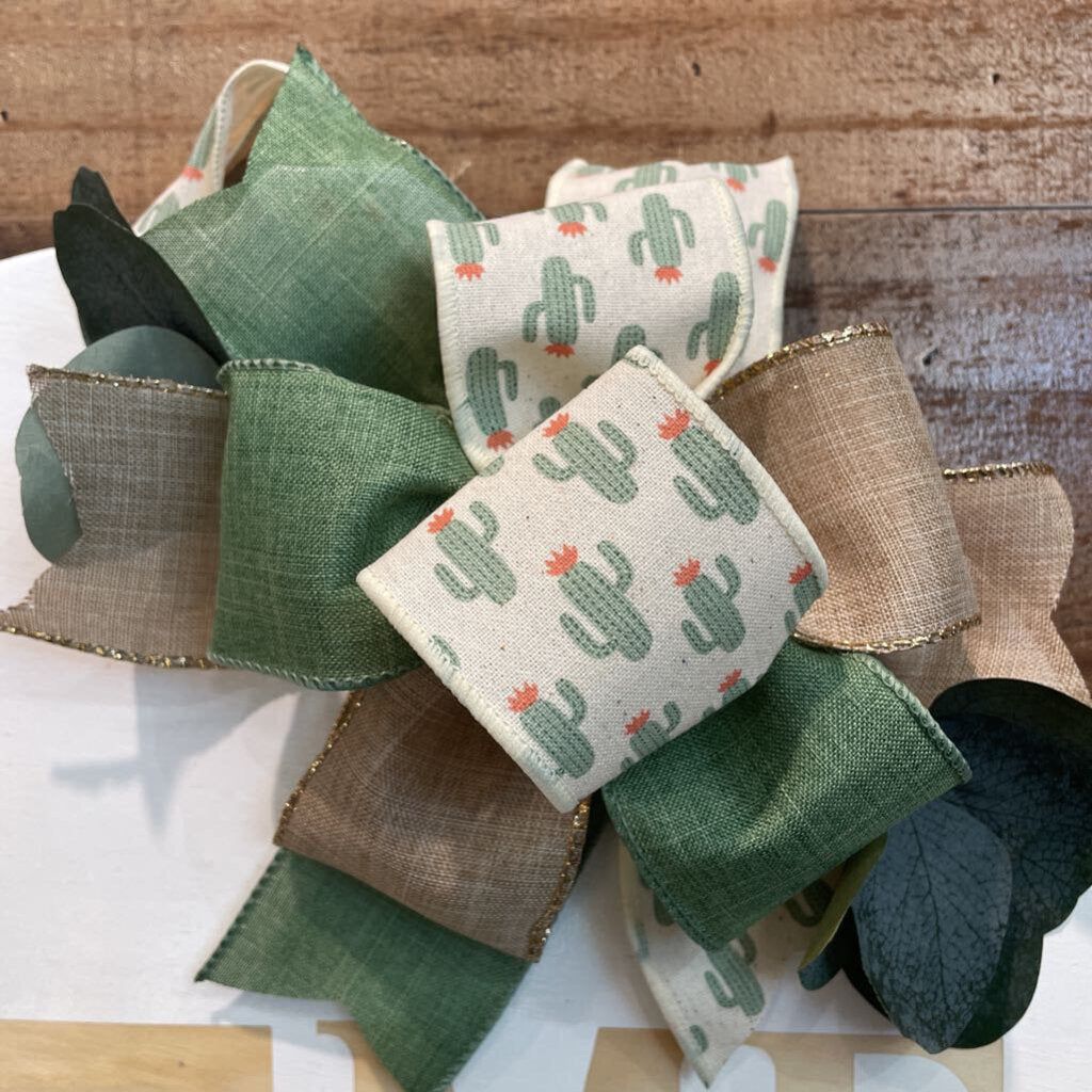 Round White Arizona Home Sweet Home Wall Hanger