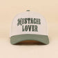 Mustache Lover Two Tone Snapback Hat