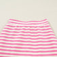 66Spring 2026 Striped Quarter-Zip Sleeveless Top & Skort Set