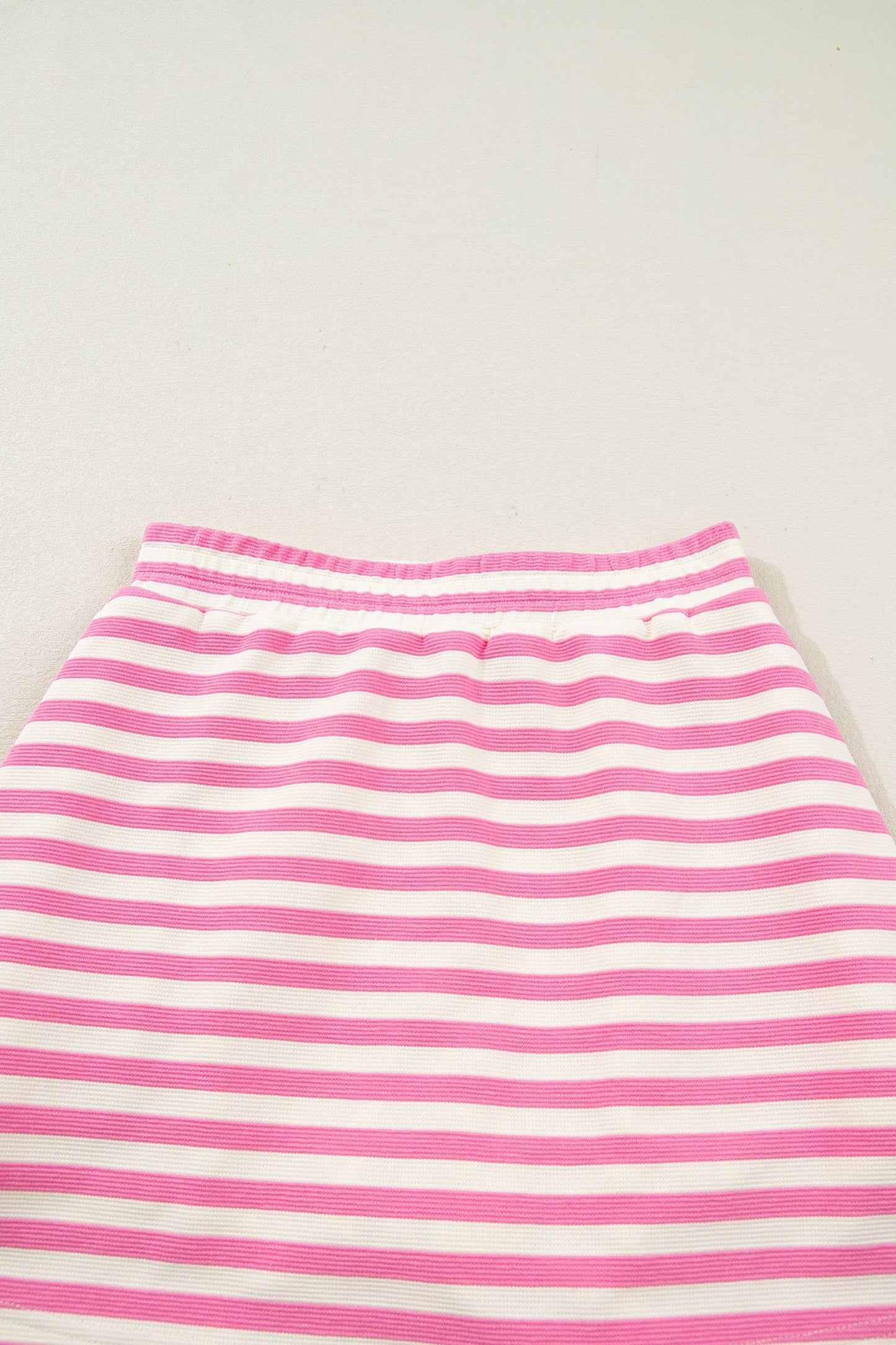66Spring 2026 Striped Quarter-Zip Sleeveless Top & Skort Set