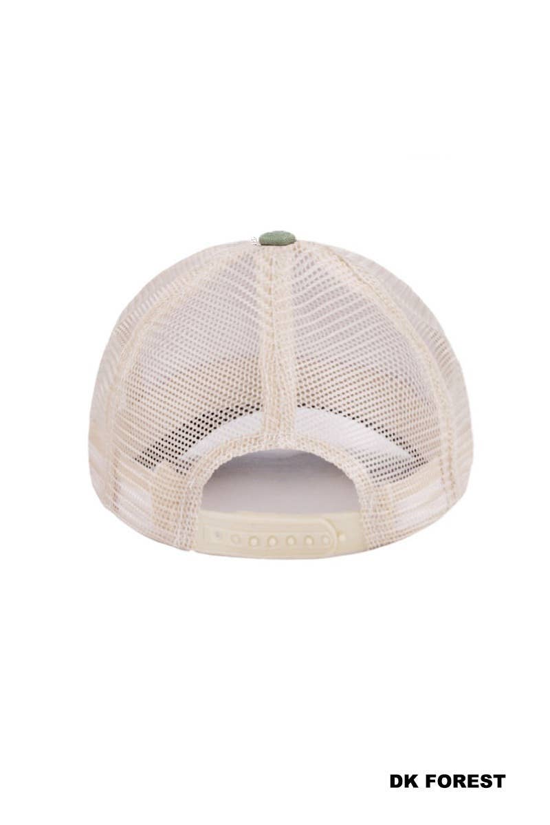 On My Worst Behavior Two Tone Mesh Snapback Hat  Zenana Consgt.