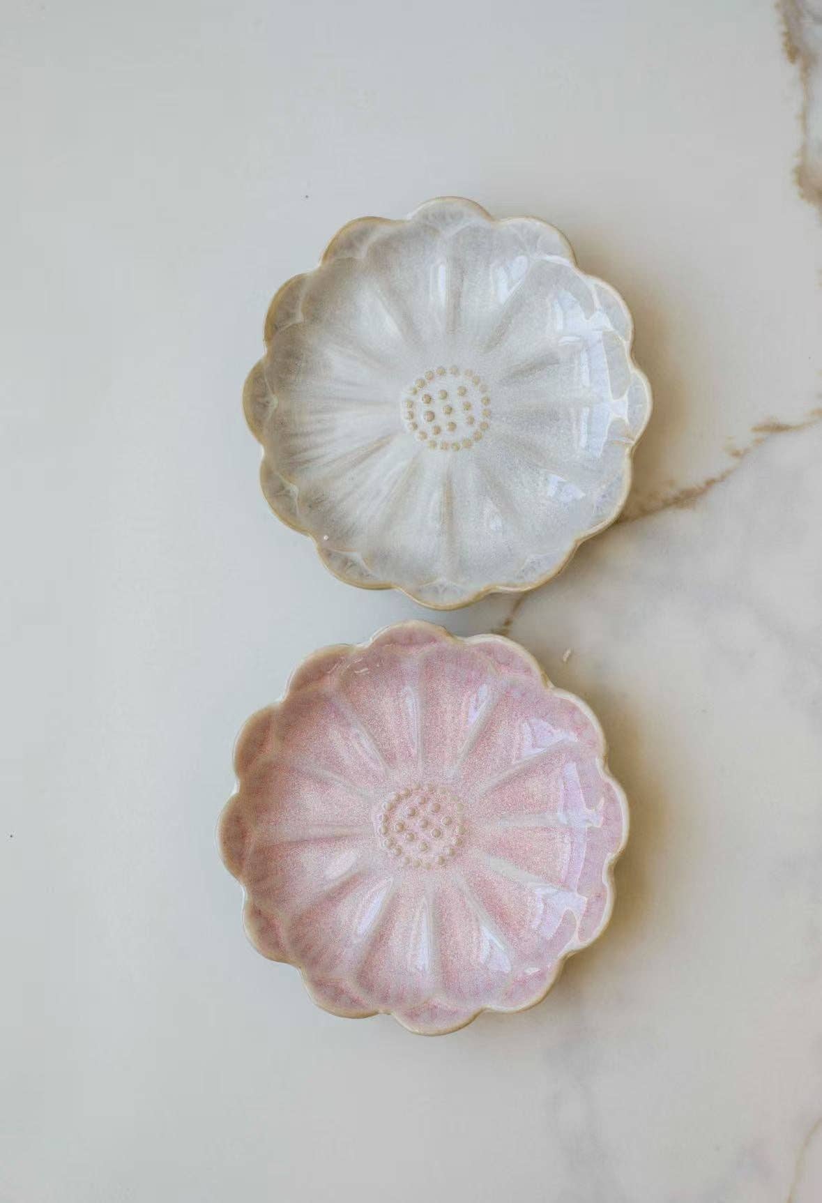 Mini Floral Ceramic Plates