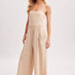 WASHED SLEEVELESS WIDE LEG JUMPSUIT