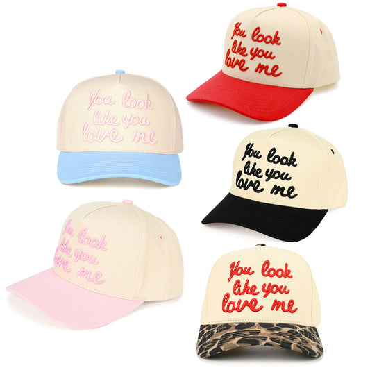 C.C You Look Like You Love Me embroidered trucker hat
