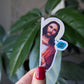 I saw that vinyl sticker, funny religious jesus humor