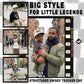 Kid/Baby 2-Tone Cap: Draft Pick - Black/Beige